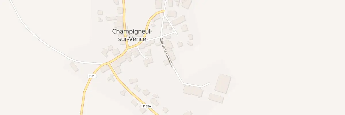 Plan du 11 Rue de la Fontaine à Champigneul-sur-Vence