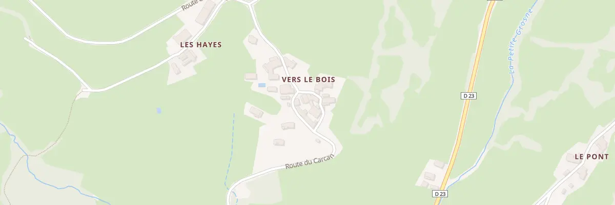 Plan du 5095 Vers le Bois à Cenves