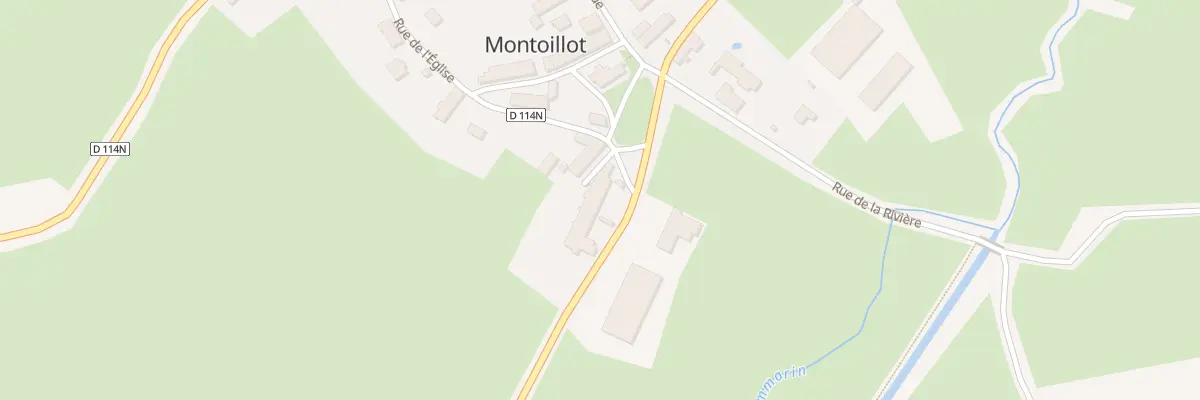 Plan du 6 Rte Departementale 977bis à Montoillot
