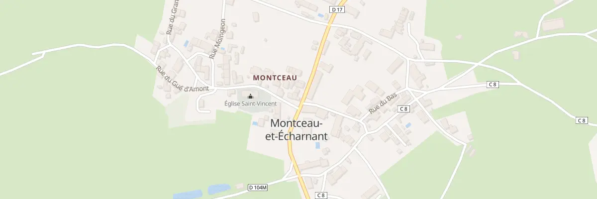 Plan du 2 Rue du Dessus de la Velle à Montceau-et-Écharnant