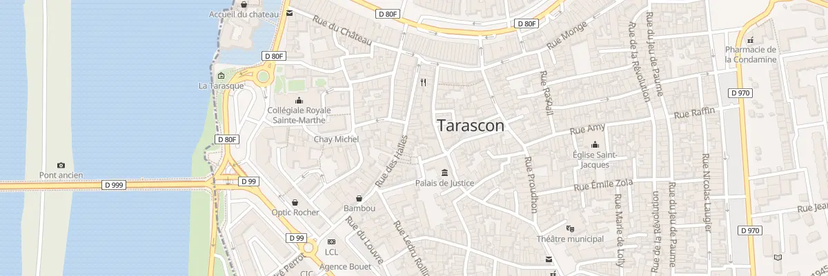 Plan du 25 Rue des Halles à Tarascon