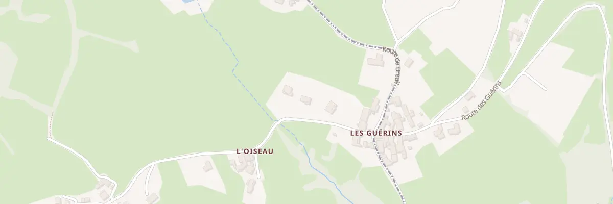 Plan du 1427 Rte des Guerins à Cenves