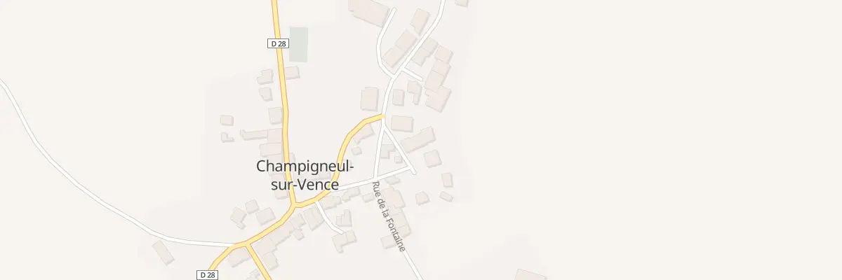 Plan du 8 Rue de la Perroquette à Champigneul-sur-Vence