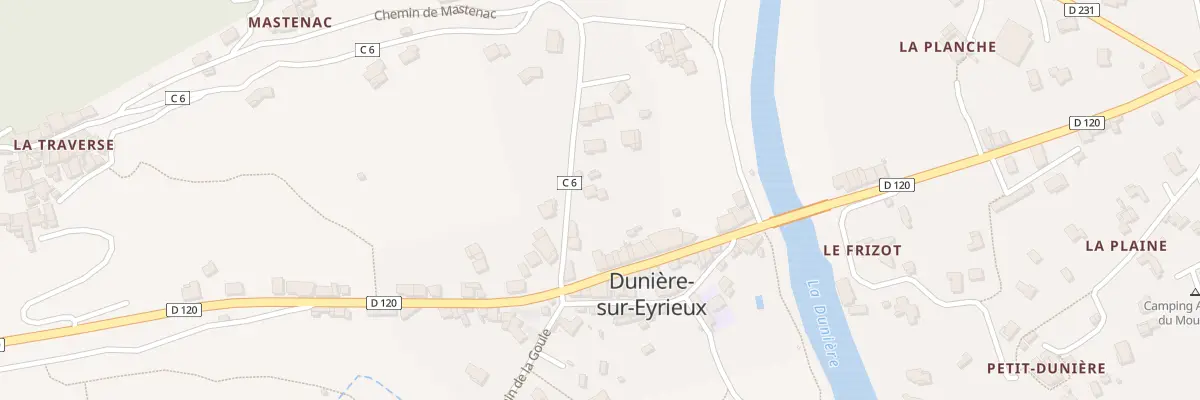 Plan du 88 Rte des Plaines à Dunière-sur-Eyrieux
