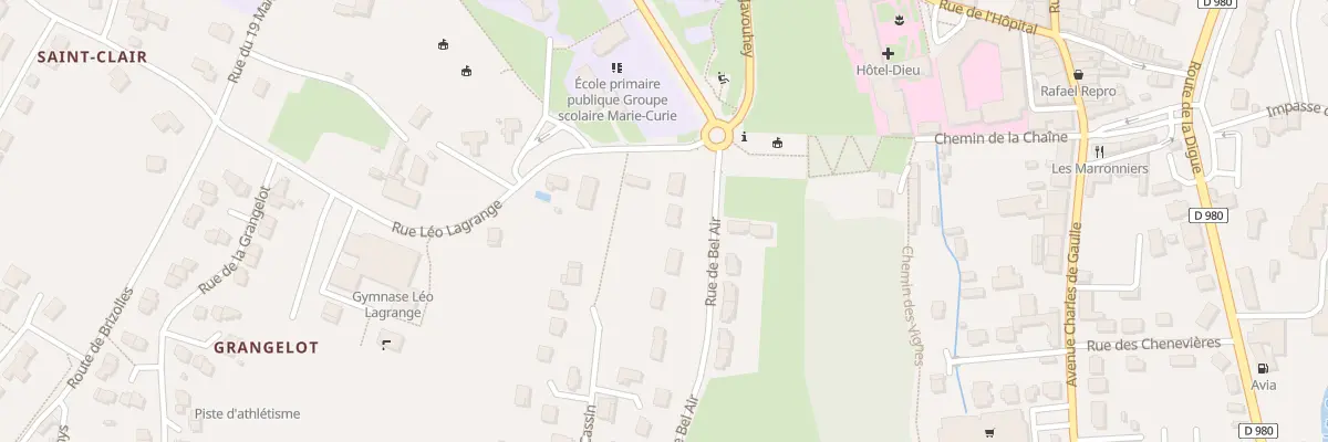 Plan du 4 Rue de Bel Air à Cluny