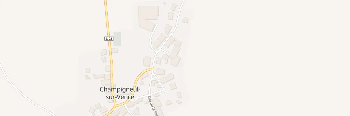 Plan du 5016 Cour Martin à Champigneul-sur-Vence