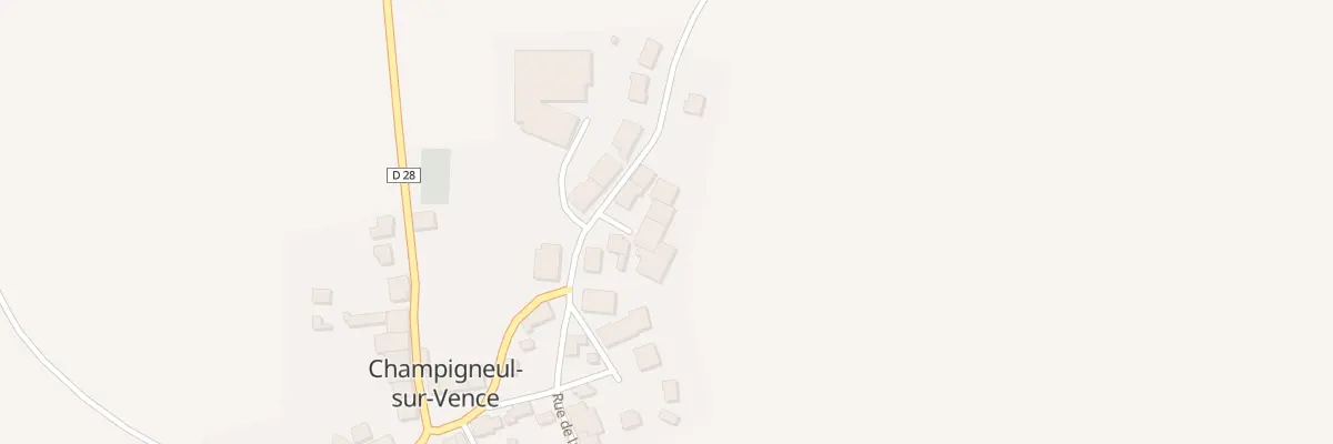 Plan du 8 Cour Martin à Champigneul-sur-Vence