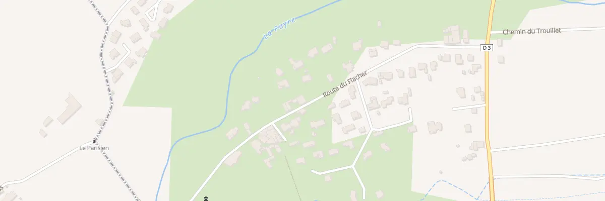 Plan du 338 Rte du Flacher à Chomérac