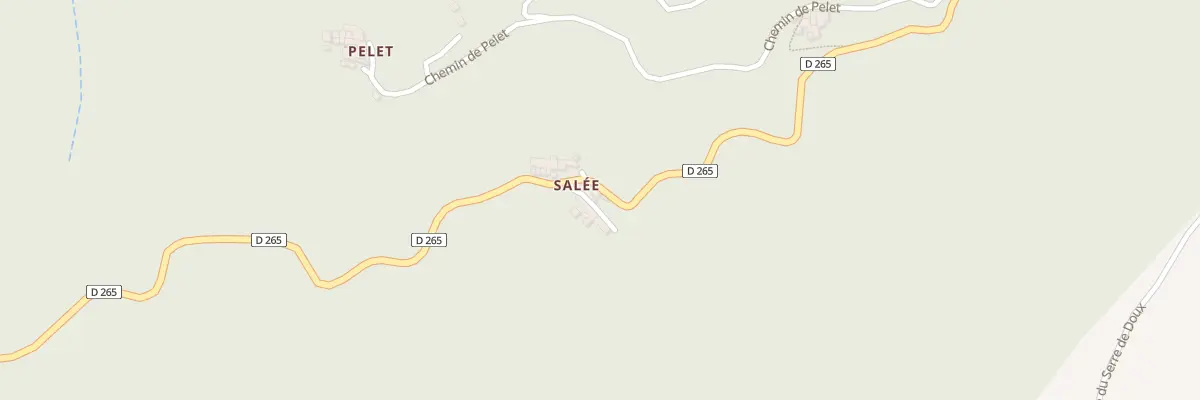 Plan du 2255 Rte de St Vincent de Durfort à Saint-Fortunat-sur-Eyrieux