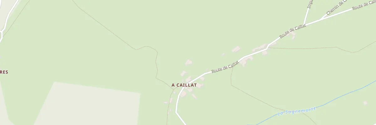 Plan du 942 Rte de Caillat à Roisey