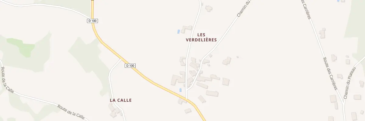 Plan du 115 Tra des Verdelieres à Villechenève