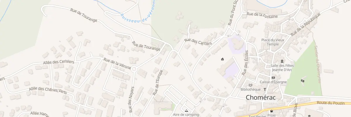 Plan du 225 Rue de la Vialatte à Chomérac