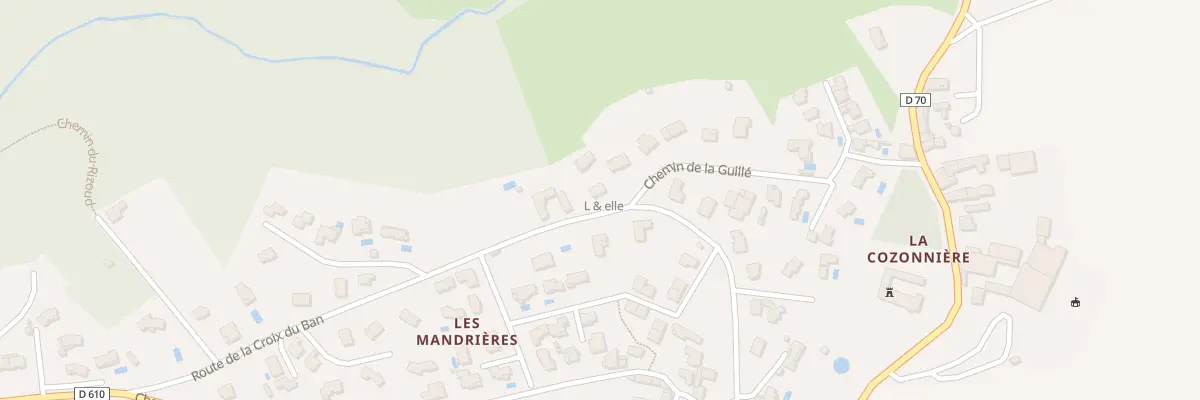 Plan du 474 Rte de la Croix du Ban à Pollionnay