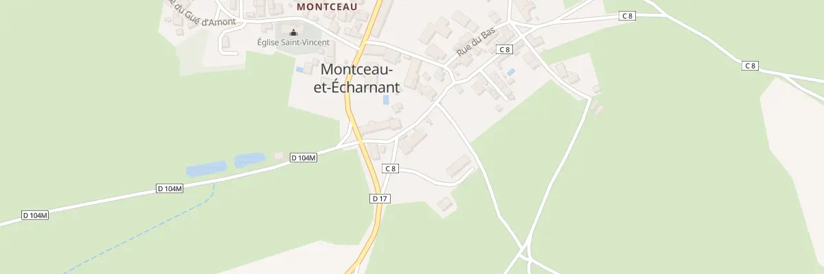 Plan du 6 Rue du Bas de la Velle à Montceau-et-Écharnant
