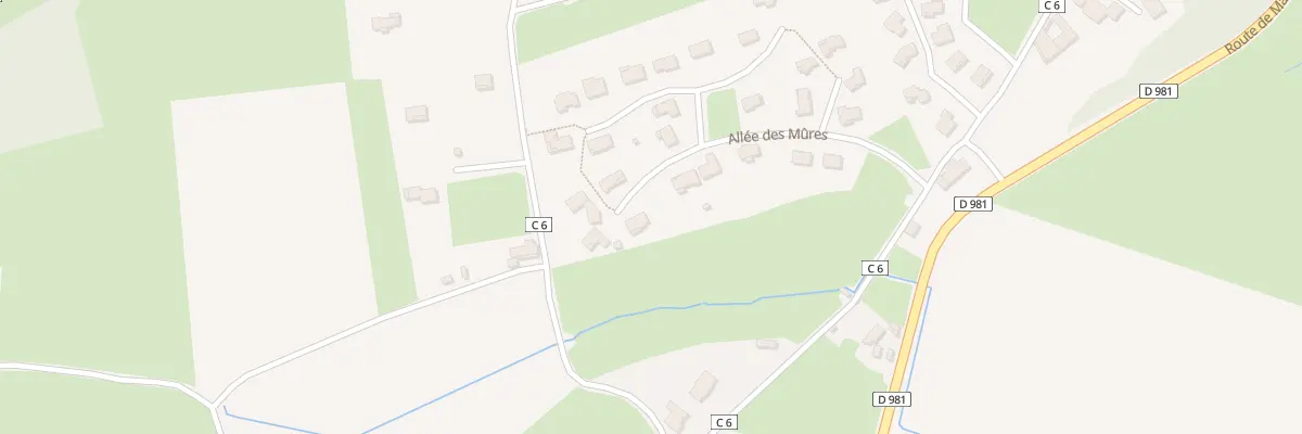 Plan du 6 All Mures à Cluny
