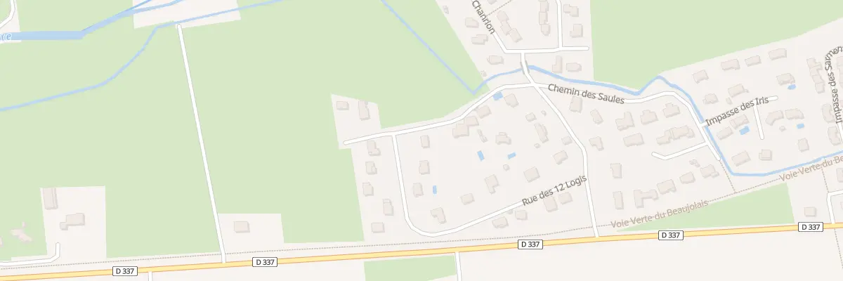 Plan du 361 Rue des Douze Logis à Cercié