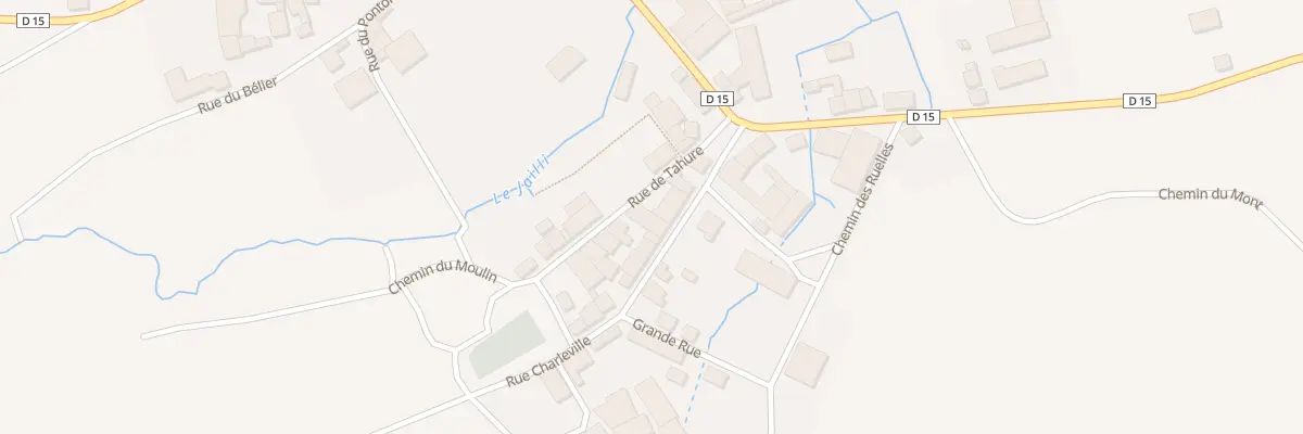 Plan du 1 Rue de Tabure à Liry