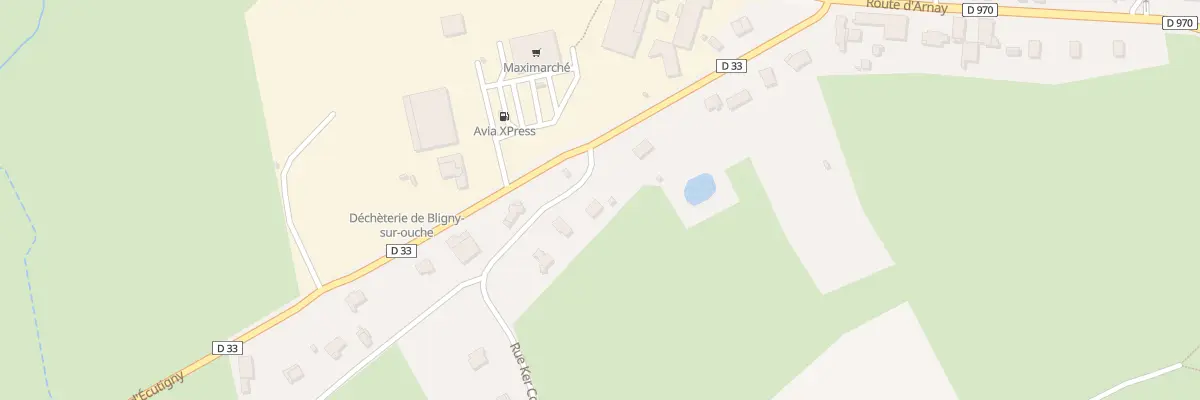Plan du 1 Rue Ker Cosette à Bligny-sur-Ouche
