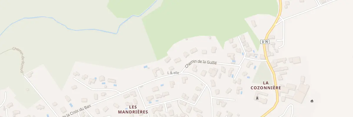 Plan du 5 Che de la Guille à Pollionnay