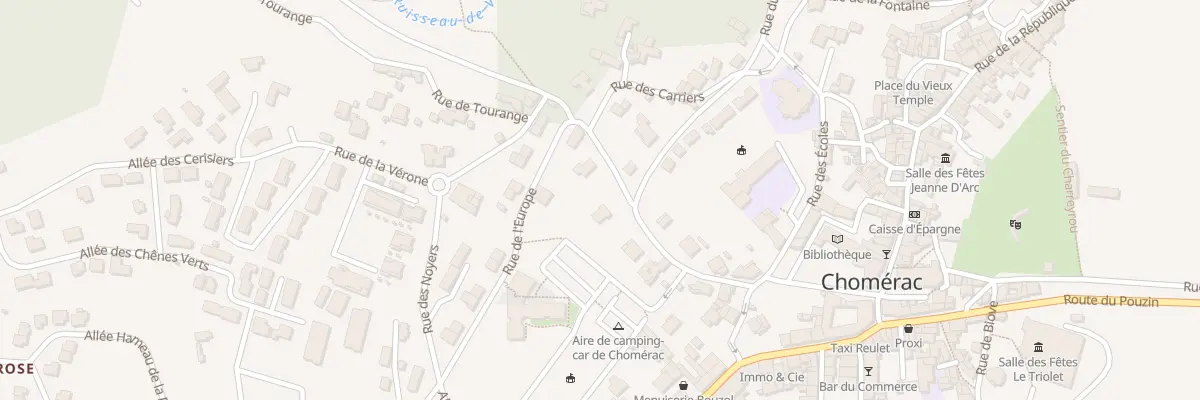 Plan du 129 Rue de la Vialatte à Chomérac
