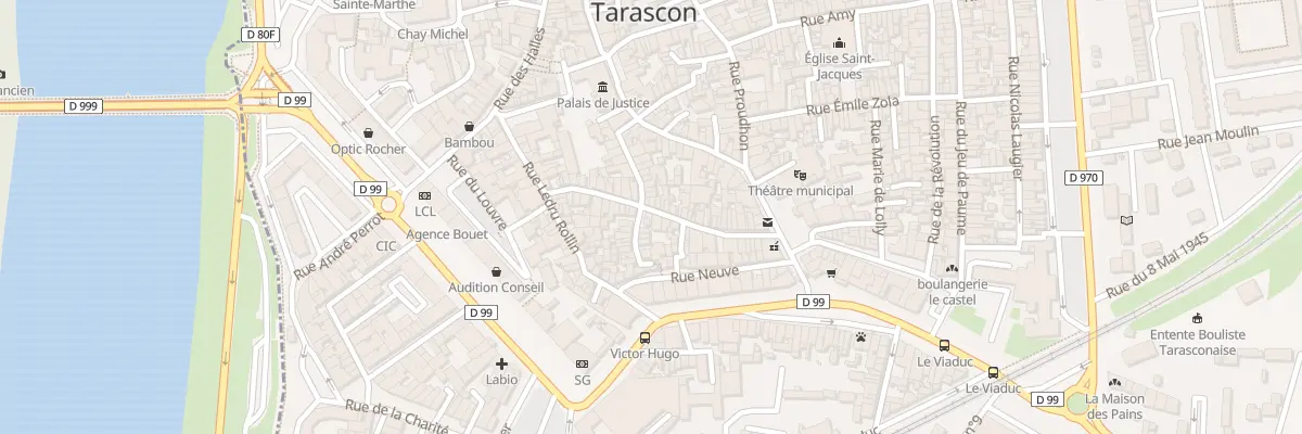 Plan du 25 Rue Lubières à Tarascon