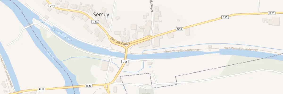 Plan du 1 Imp du Prayet à Semuy