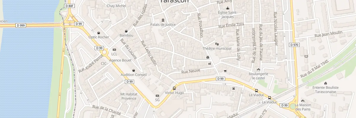 Plan du 23 Rue Lubières à Tarascon