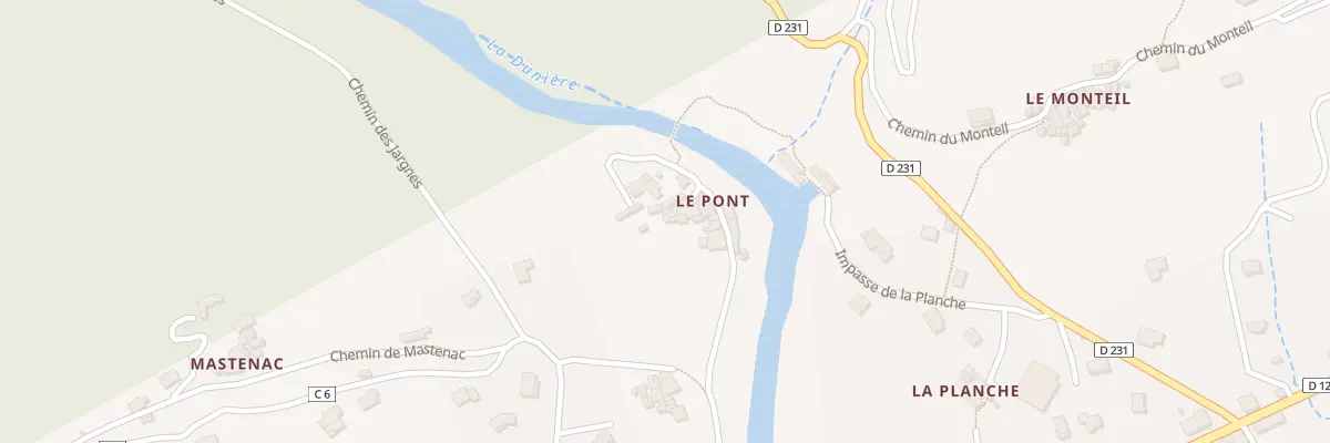 Plan du 327F Imp du Pont à Dunière-sur-Eyrieux