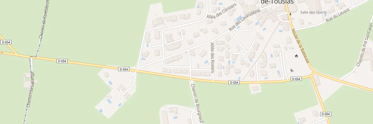 Plan du 22 Rue du Chirat Blanc à Beauvallon