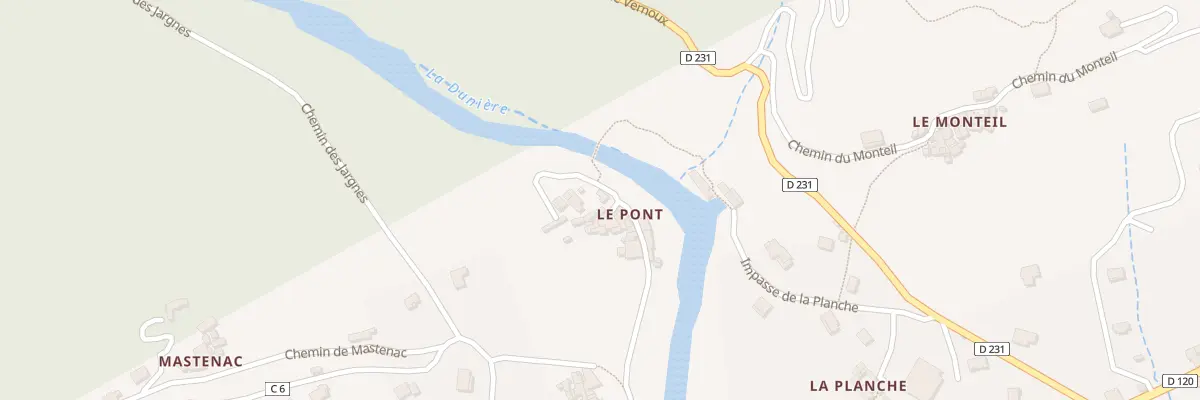 Plan du 331 Imp du Pont à Dunière-sur-Eyrieux