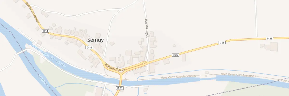 Plan du 5 Rue du Royet à Semuy