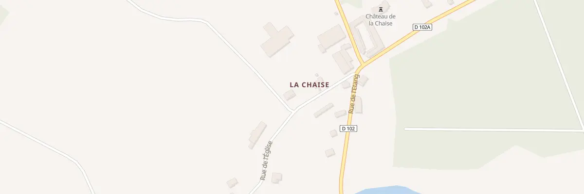 Plan du 3 Rue de l’Eglise à La Chaise