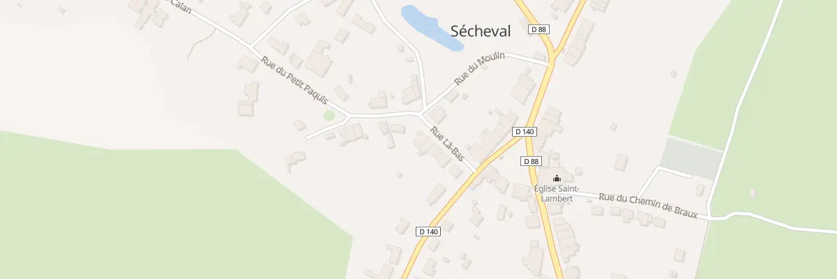 Plan du 5067 Le Village à Sécheval