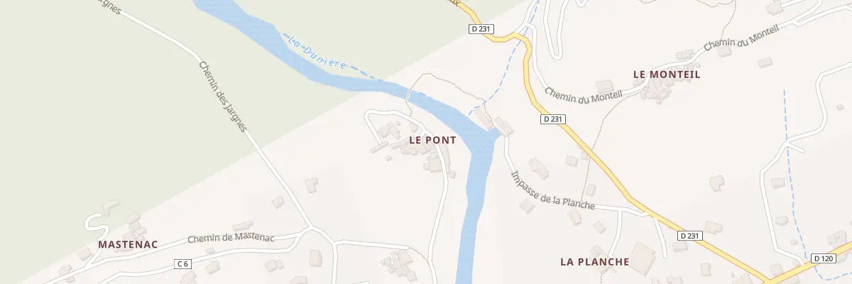 Plan du 5205B Pont de Duniere à Dunière-sur-Eyrieux