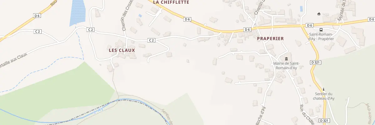 Plan du 5198 Combeau à Saint-Romain-d’Ay
