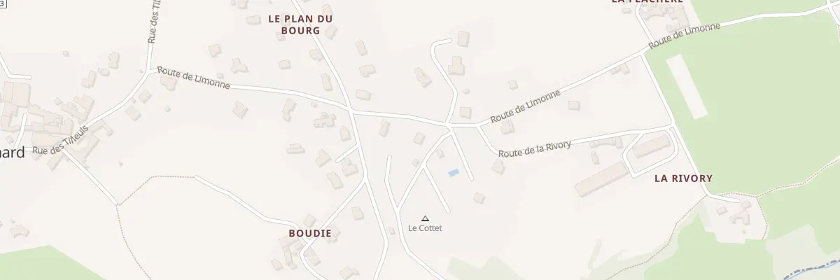 Plan du 334 Rte de Limonne à Saint-Appolinard