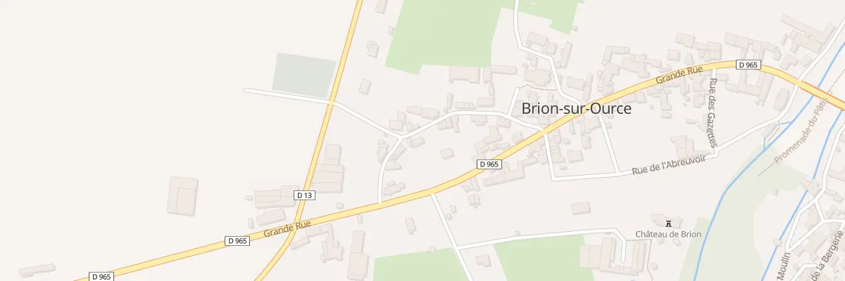 Plan du 6 Rue de la Charmotte à Brion-sur-Ource