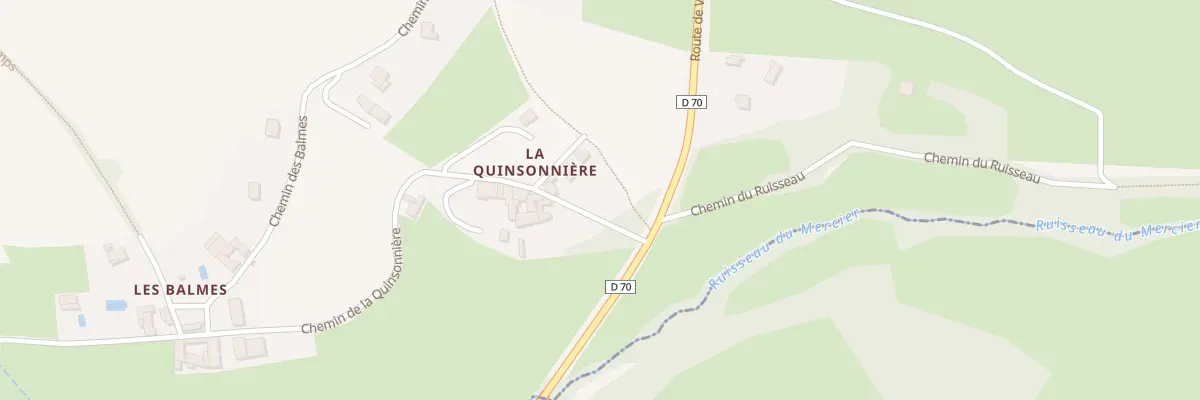 Plan du 48 Che de la Quinsonniere à Pollionnay