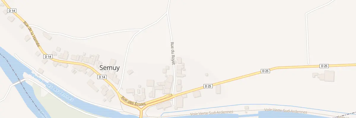 Plan du 16 Rue du Royet à Semuy