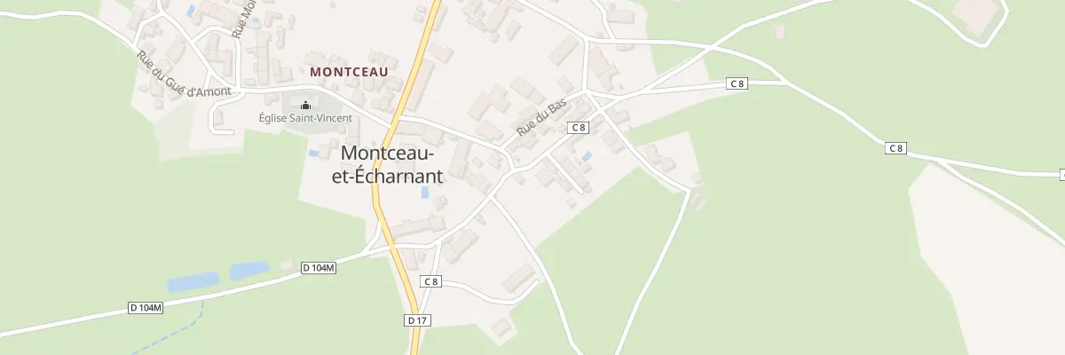 Plan du 12 Rue du Bas de la Velle à Montceau-et-Écharnant