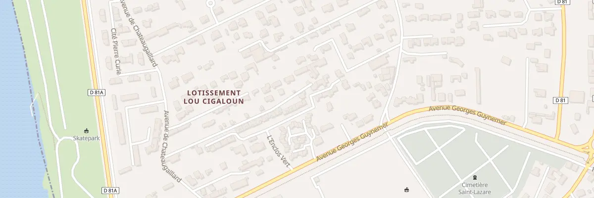 Plan du 9000 Che de Saint Joseph Souspiron à Tarascon