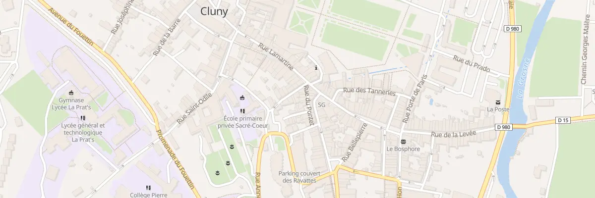 Plan du 3 Ptr Petite Rue des Ravattes à Cluny