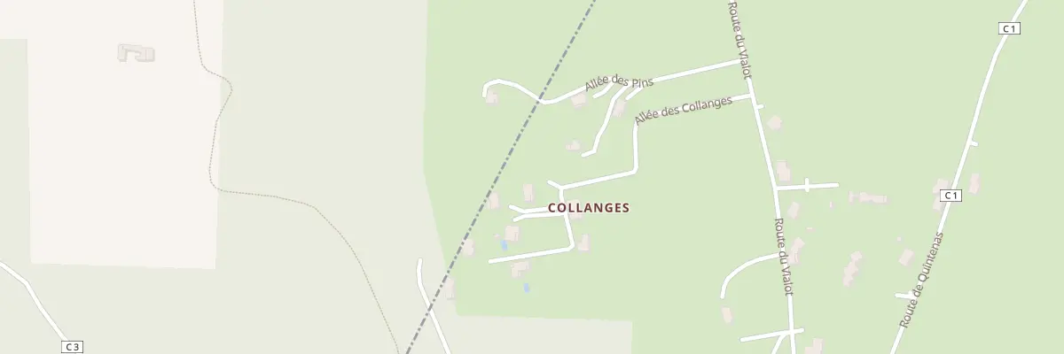 Plan du 260 All des Collanges à Saint-Romain-d’Ay