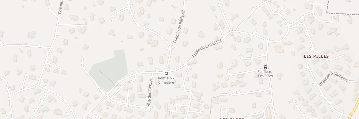 Plan du 453 Rte du Grand Pré à Roiffieux
