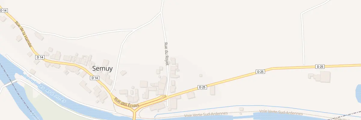 Plan du 14 Rue du Royet à Semuy