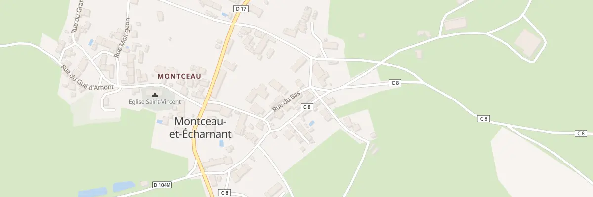 Plan du 6 Rue du Bas à Montceau-et-Écharnant