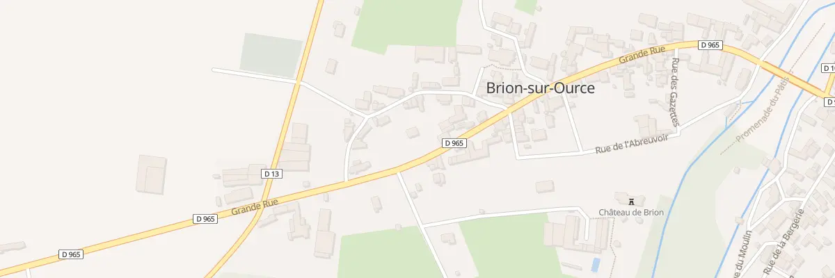 Plan du 4 Rue de la Charmotte à Brion-sur-Ource