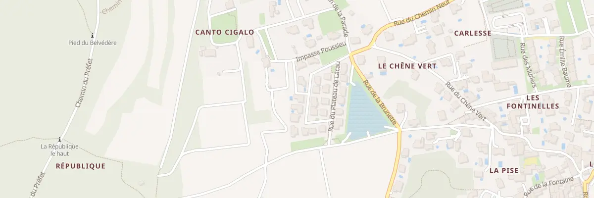 Plan du 8 Pas du Belvédère à Orsan