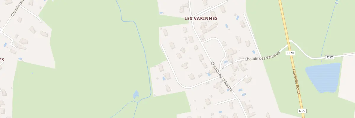 Plan du 122 Che de la Rivoire à Lentilly