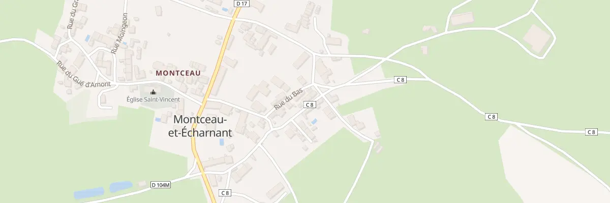 Plan du 9 Rue du Bas de la Velle à Montceau-et-Écharnant